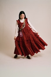 3way tartan strap Beige