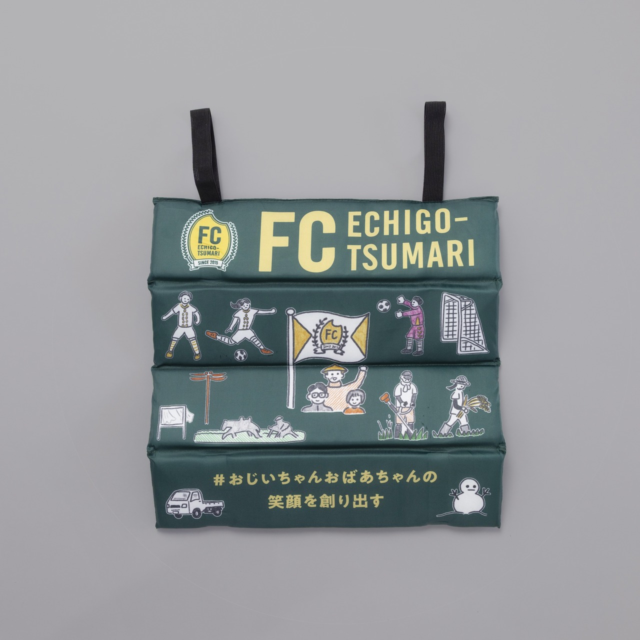 FC越後妻有　コンパクトスタジアムクッション/FC Echigo Tsumari compact stadium cushion