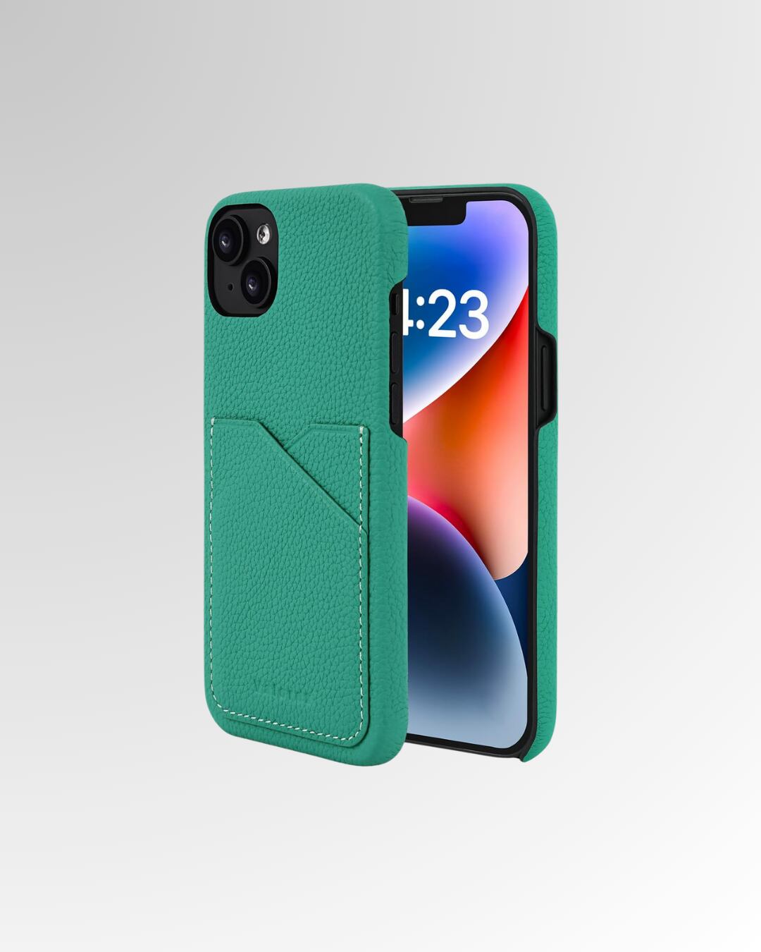 【iPhone15シリーズ】バックカバー型ケース トゴ グリーン