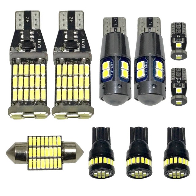 U14 ブルーバード（ルーフ仕様） 超豪華版 適合パーツ T10 LED ルームランプ ナンバー灯 バックランプ スモール 読書灯 ウェッジ球 日産