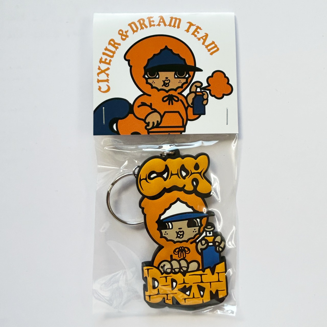 CIXEUR & DREAM TEAM Key Holder orange