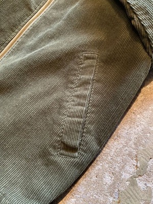 Power to the people / Corduroy zip up blouson-Tiger- / OLIVE / コーデュロイ/ジャケット/スウィングトップ