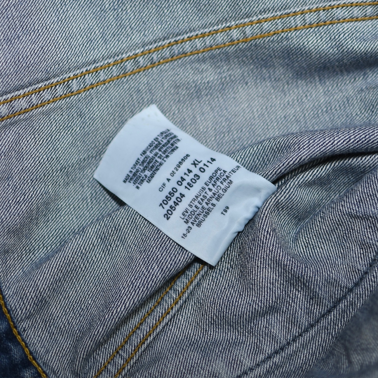 EURO LEVI’S 70550 denim tracker jacket