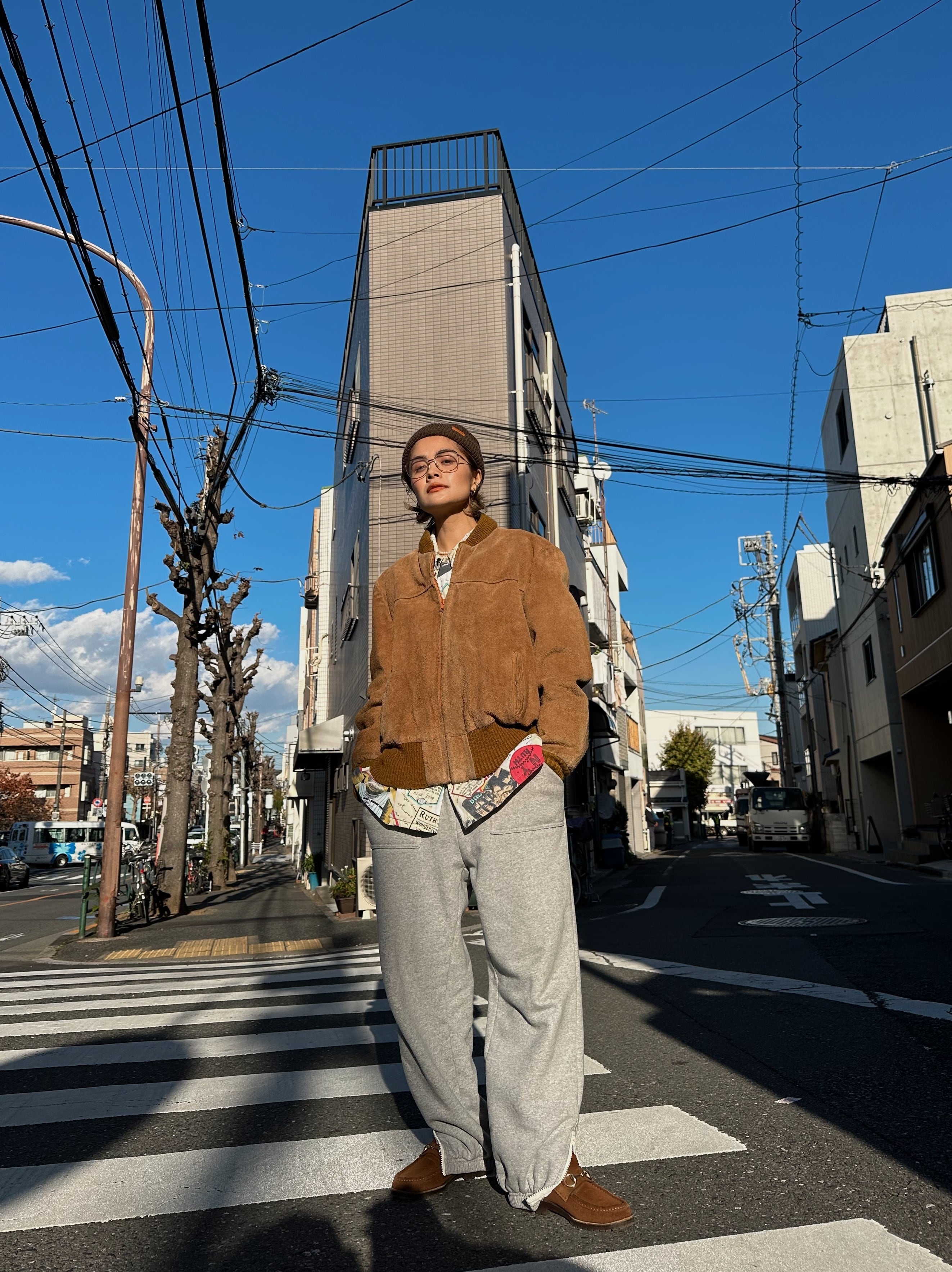 (OT680)70 ‘s JC penney derby leather jacket