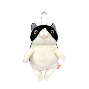 【人気】シナダグローバル もちシリーズ もちねこ ハチワレ (mini) 7×5×14cm ぬいぐるみ ネコ アニマル MONE-0088H