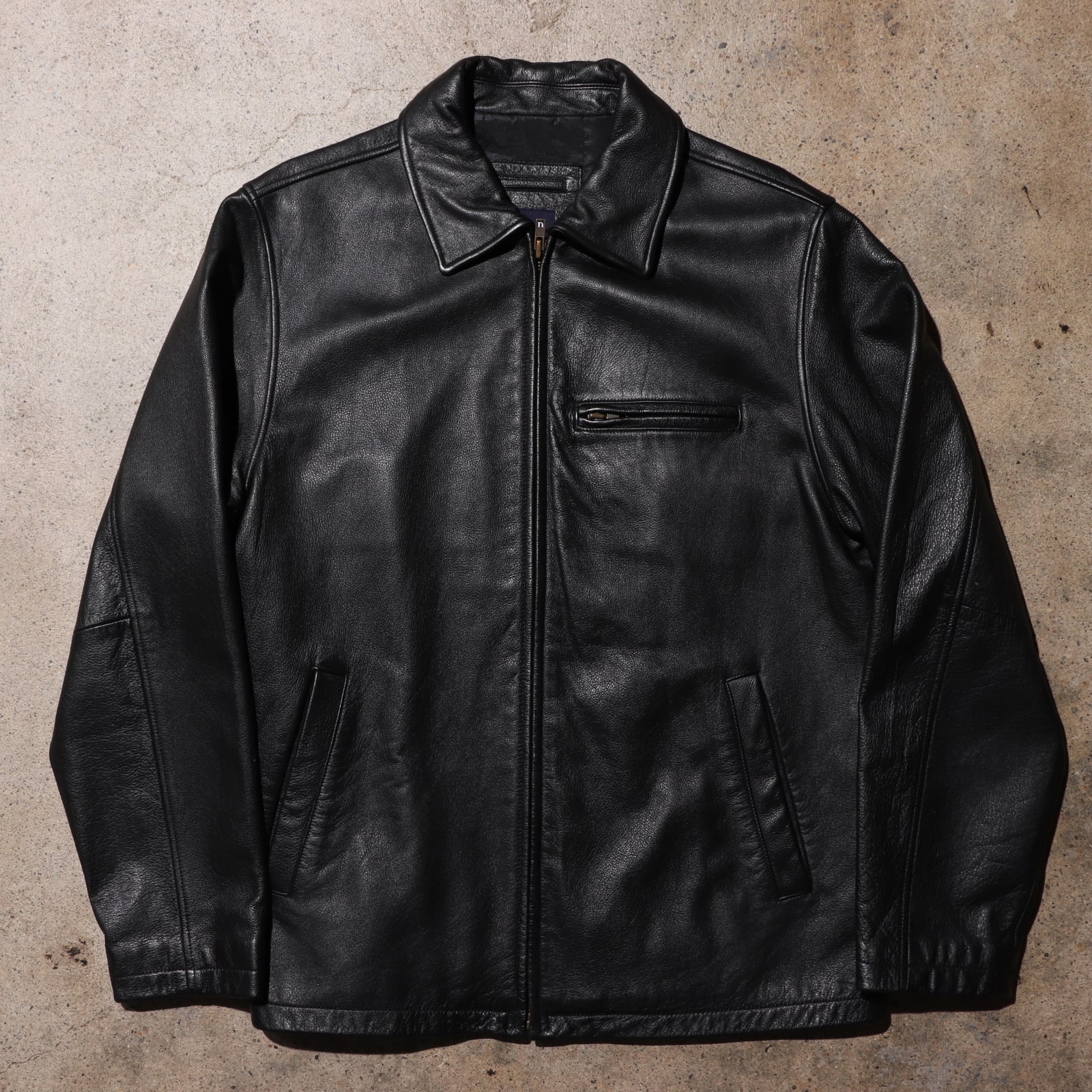 美品 OLD GAP 90s M レザージャケット 革ジャン オールドギャップ 
