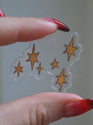 星屑　重ねて楽しむアクリルキーホルダー