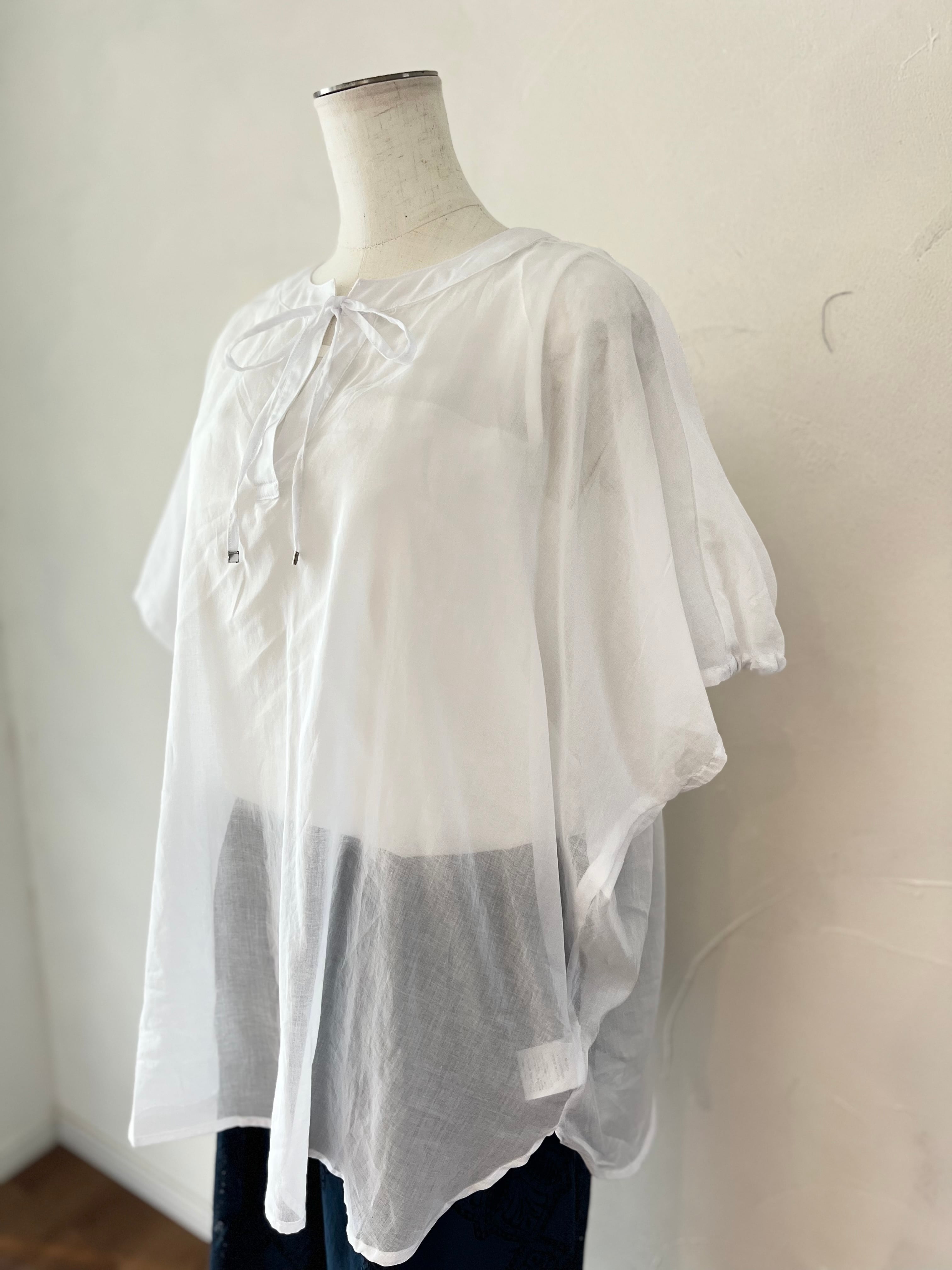 【SELECT】シアーコットンブラウス