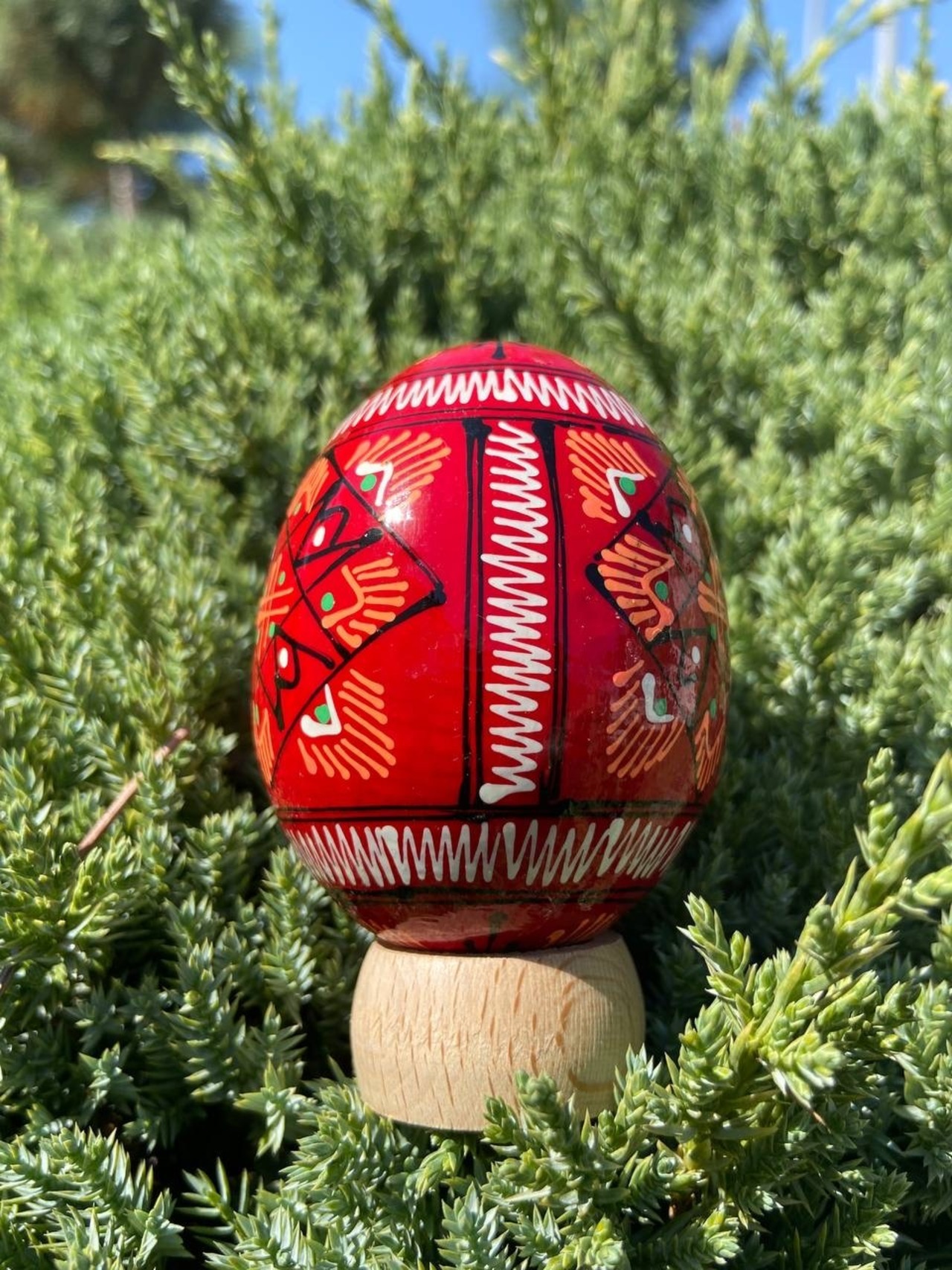 装飾用プィサンカ（イースターエッグ）with stand　コロミヤ博物館モデル - 5