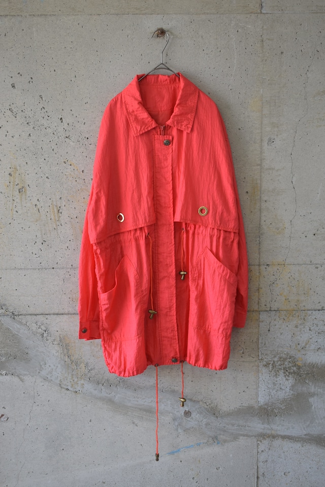 Green wool short coat