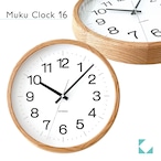 KATOMOKU muku clock 16 オーク km-113OA 掛け時計