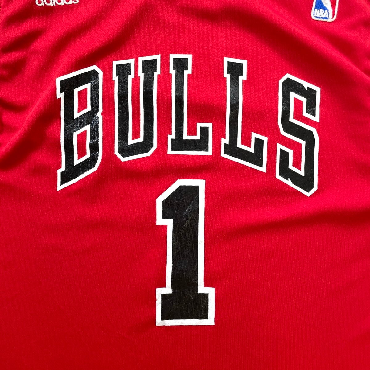 1325☆アディダス☆NBAゲームシャツ☆ブルズ☆ユニフォーム☆ナンバリング kids】adidas アディダス NBA CHICAGO BULLS シカゴブルズ ゲーム