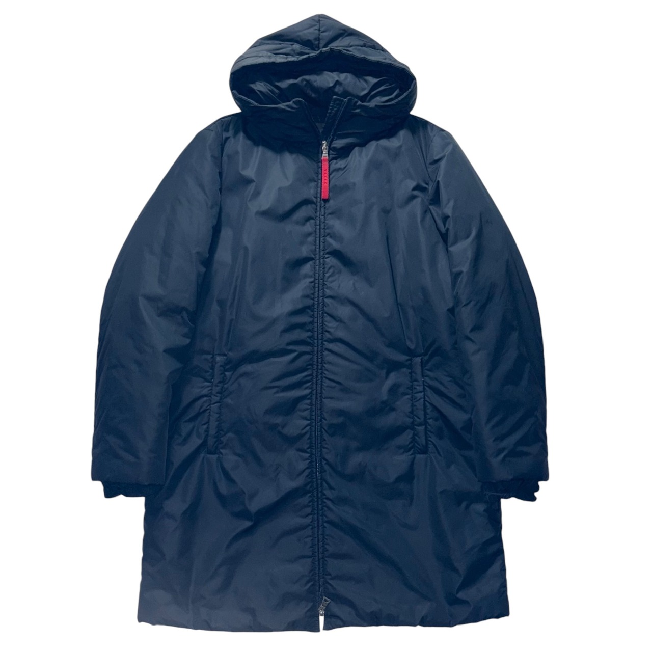 PRADA SPORT black down hoody coat