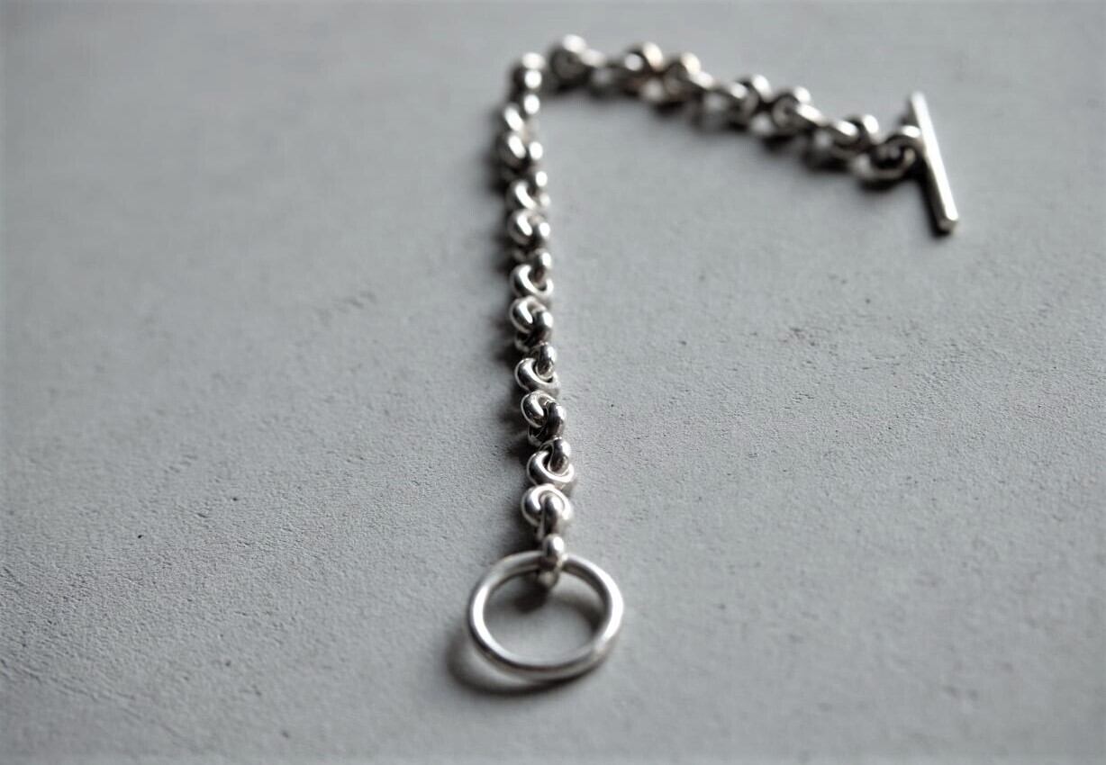 Maroon chain bracelet (medium) | ANSOUL