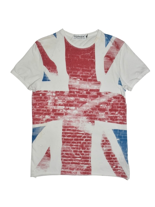 DoReMi Unique Series – Union Jack Distressed Vintage Tee