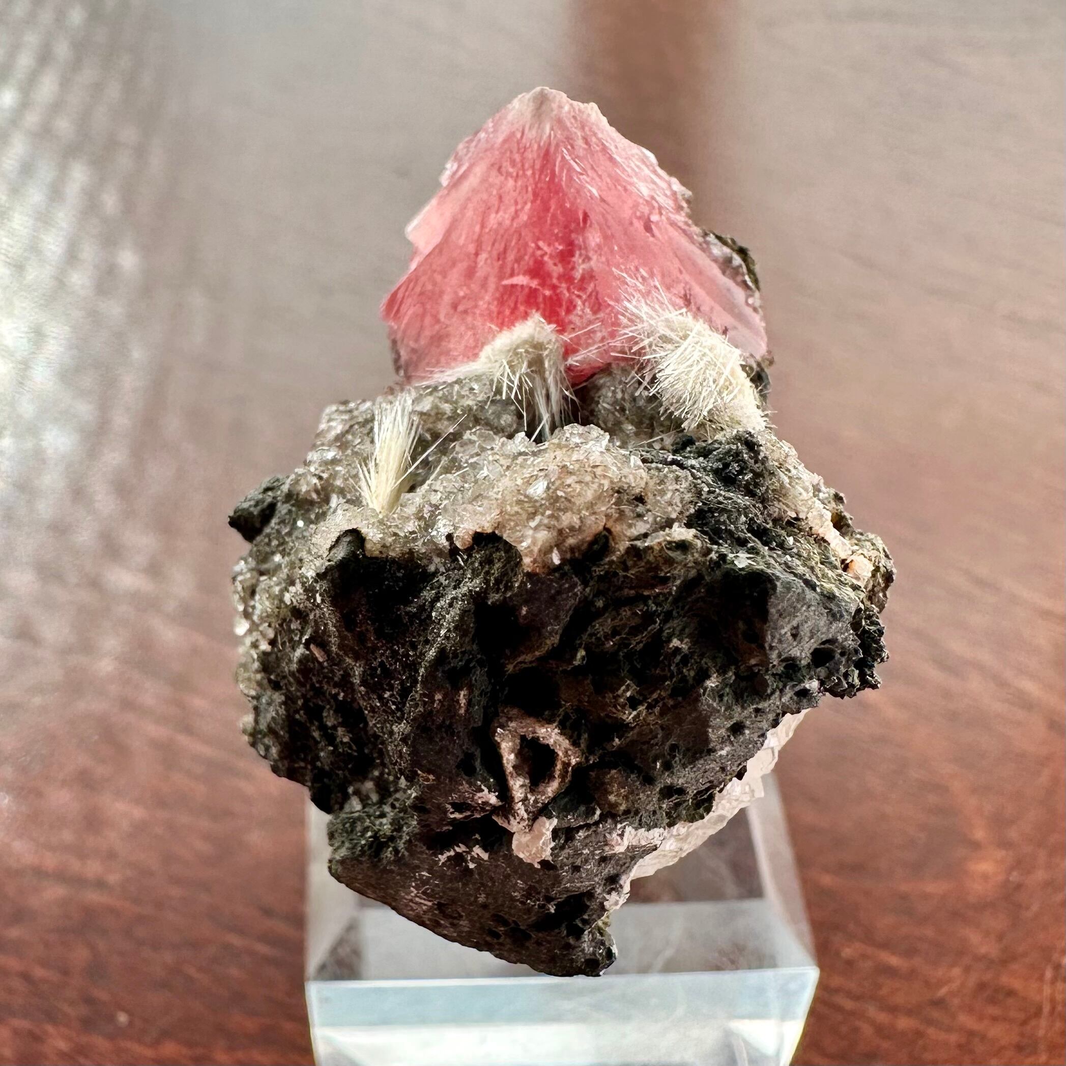 カルサイト / メソライト【Calcite with Mesolite】インド産 | PEANUTS