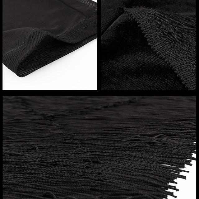 エレガントフリンジ ラテンダンスワンピース ds0445