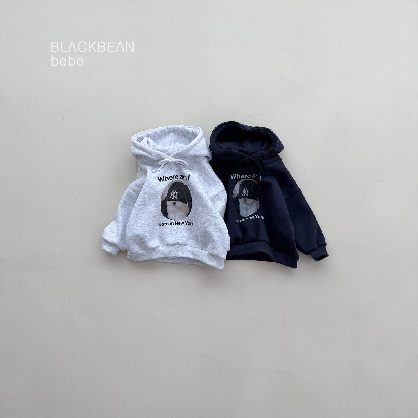 bebe beanie hoodie【blackbean】※11月下旬〜12月上旬発送予定