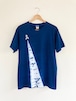 藍染半袖Tシャツ(男女兼用L ロケット)