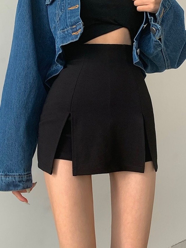 cutting fake skirt