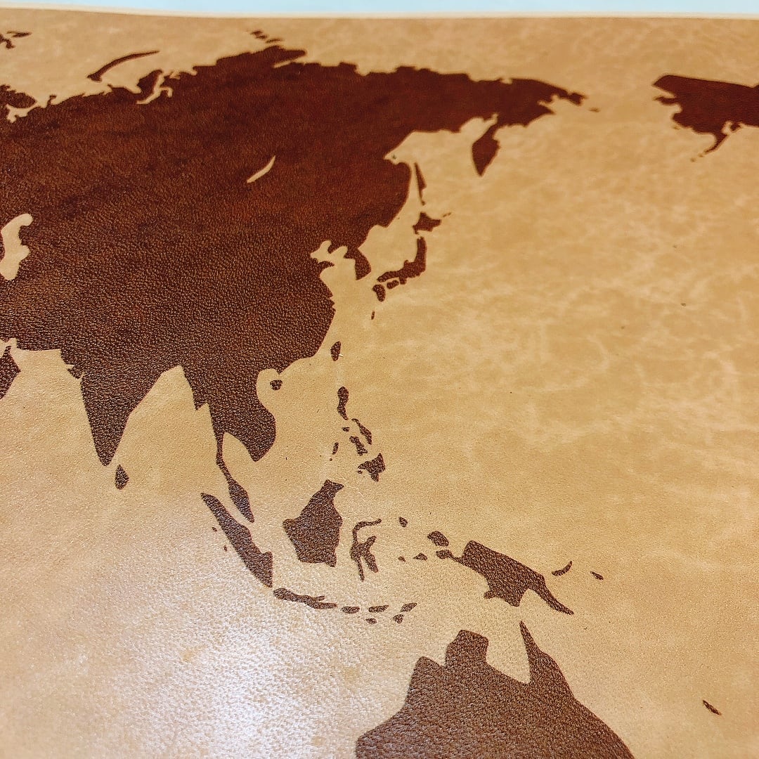 世界地図[Coffy/コフィ] [A4+1cm][あんぷりレザー] AP28 | and leather