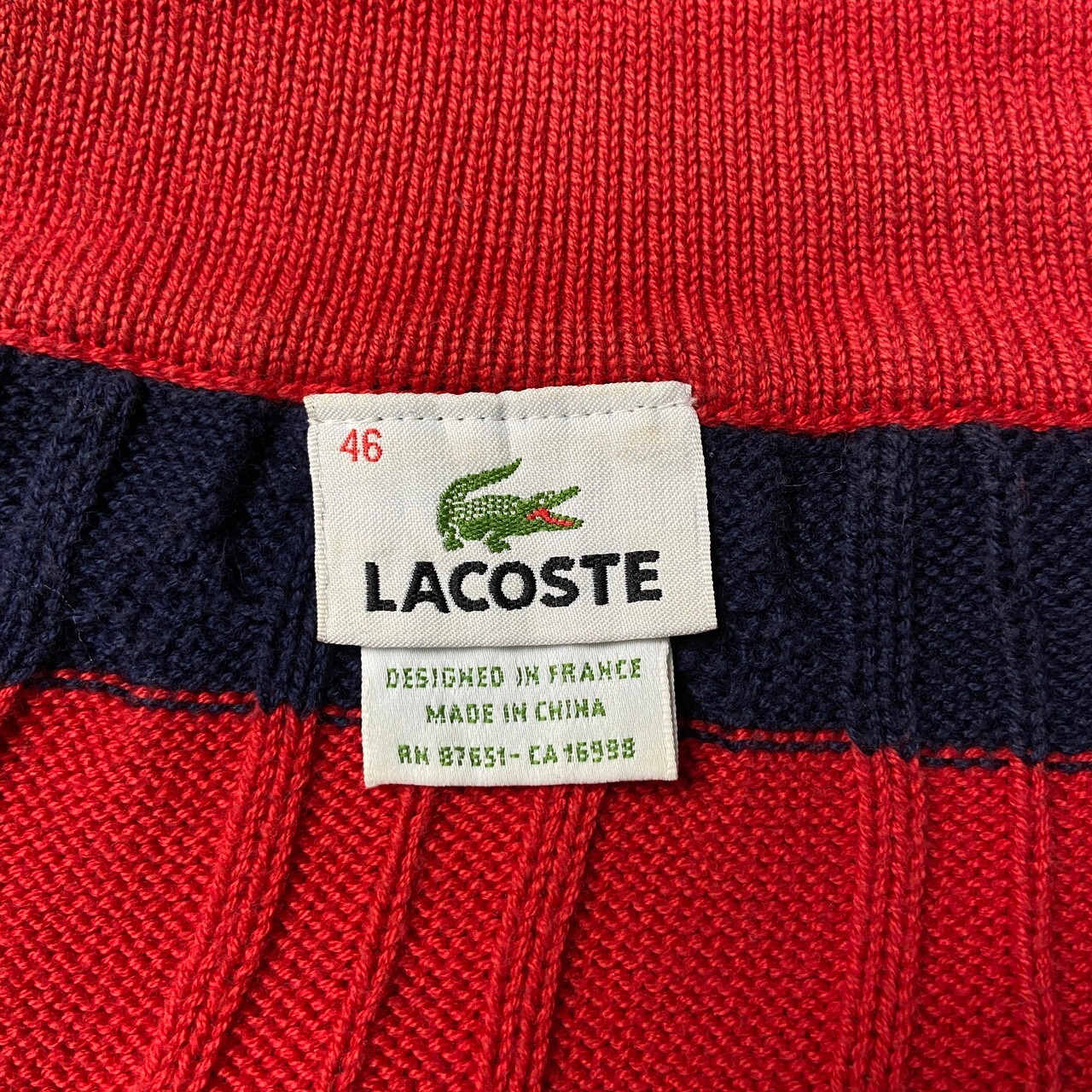 Vintage KnitパーカーボーダーL