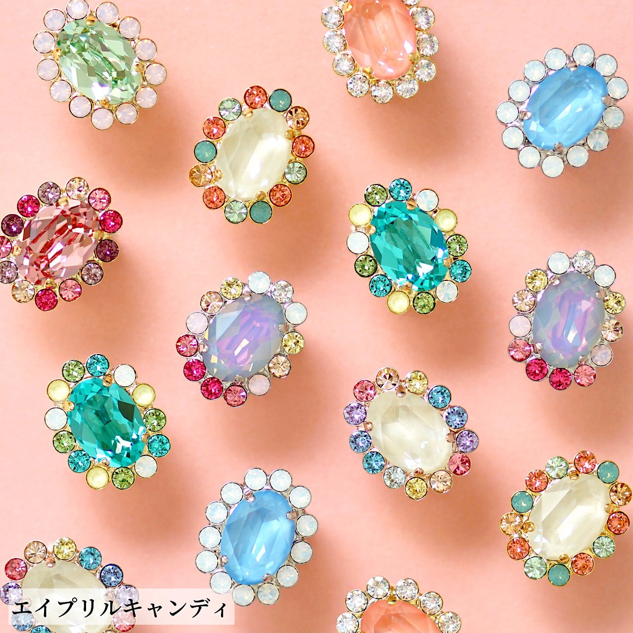 オーダーキャンディ オーバルピアス | MAKI NUMOTO (マキ ヌモト