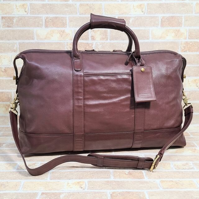 最先端 本物コーチcoach本革レザーナイロン2wayショルダービジネスバッグハンドボストンバック黒ブラックレディースメンズ旅行トラベル トート バッグ Reachahand Org