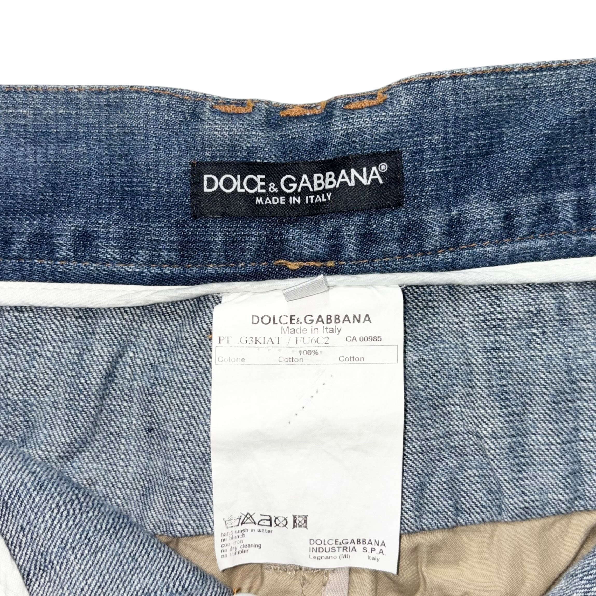 DOLCE&GABBANA denim docking cargo shorts | NOIR ONLINE