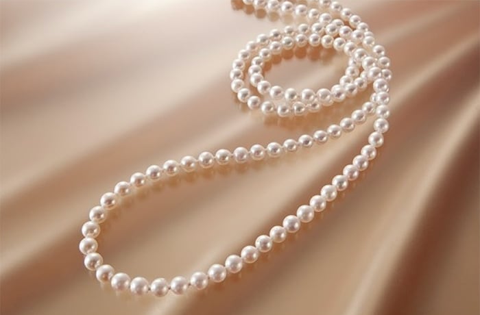 本真珠ロングネックレス 7~7.5mm