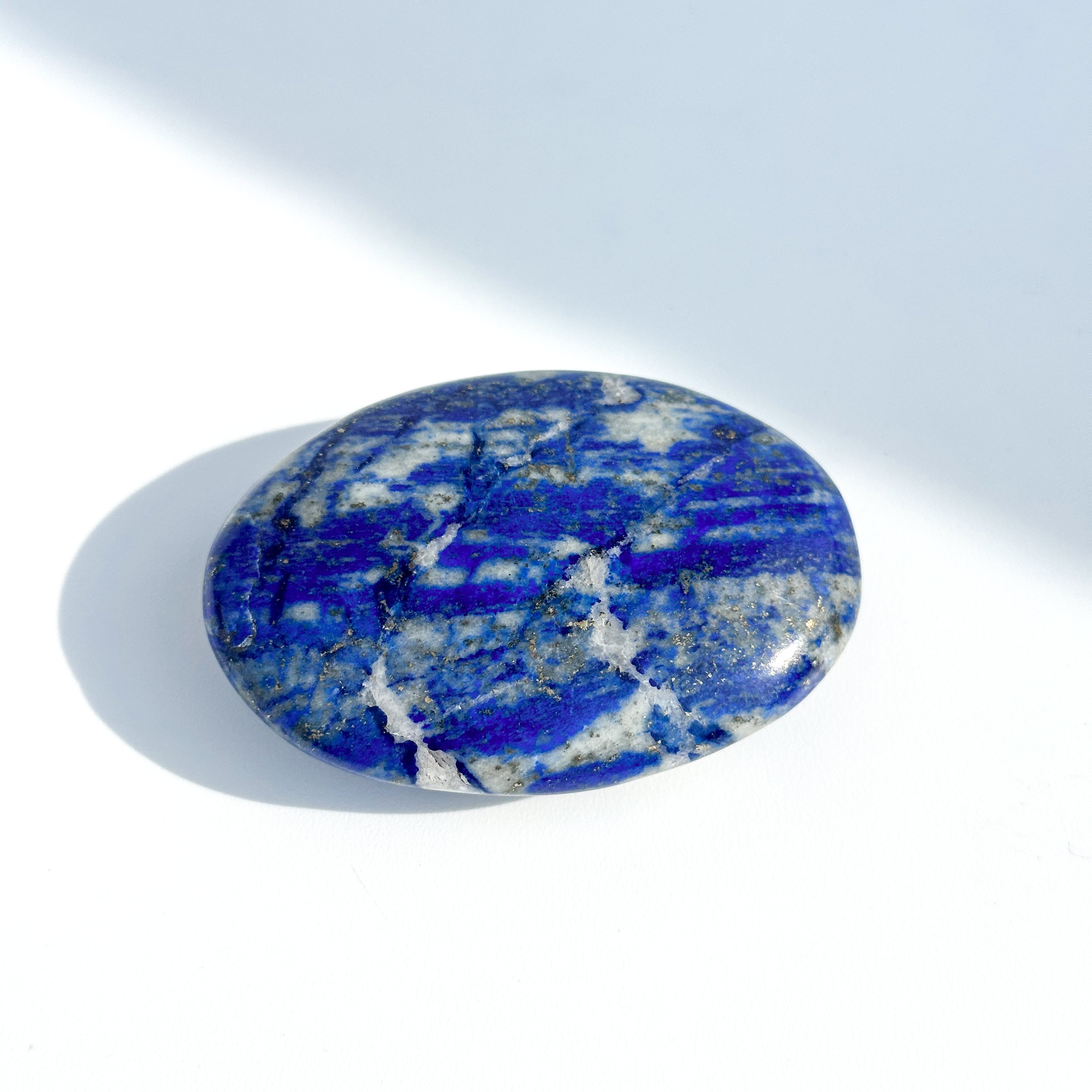ラピスラズリ パームストーン03◇ Lapis Lazuli ◇天然石・鉱物・パワーストーン・インテリア