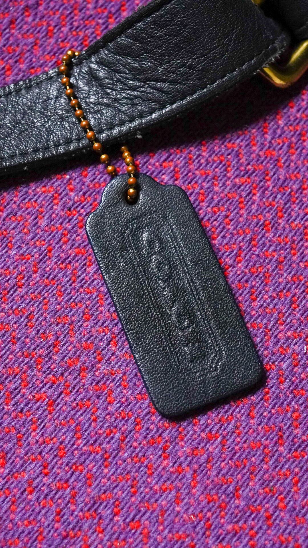 【未使用品】COACH マイクロBLACKシグネチャーワンショルダー