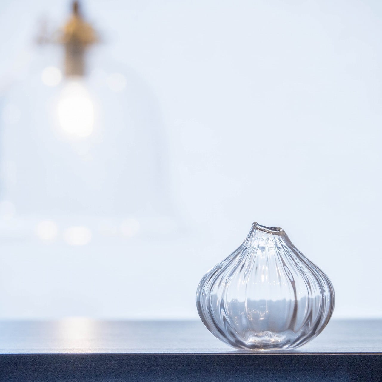 再入荷)そら豆ガラス商店 花器 たまねぎ 【ガラス 一輪挿し】再入荷