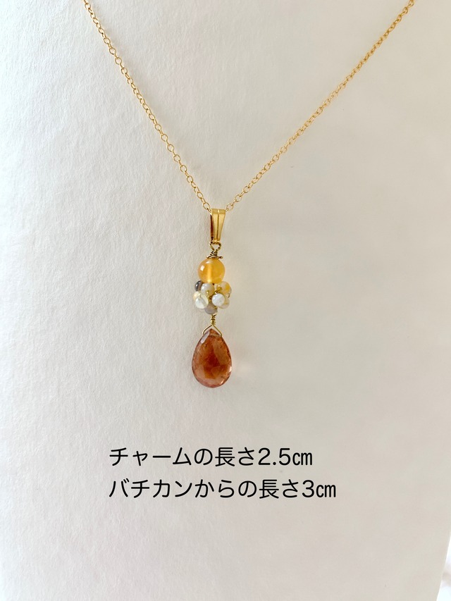 n_02 トルマリンのネックレス