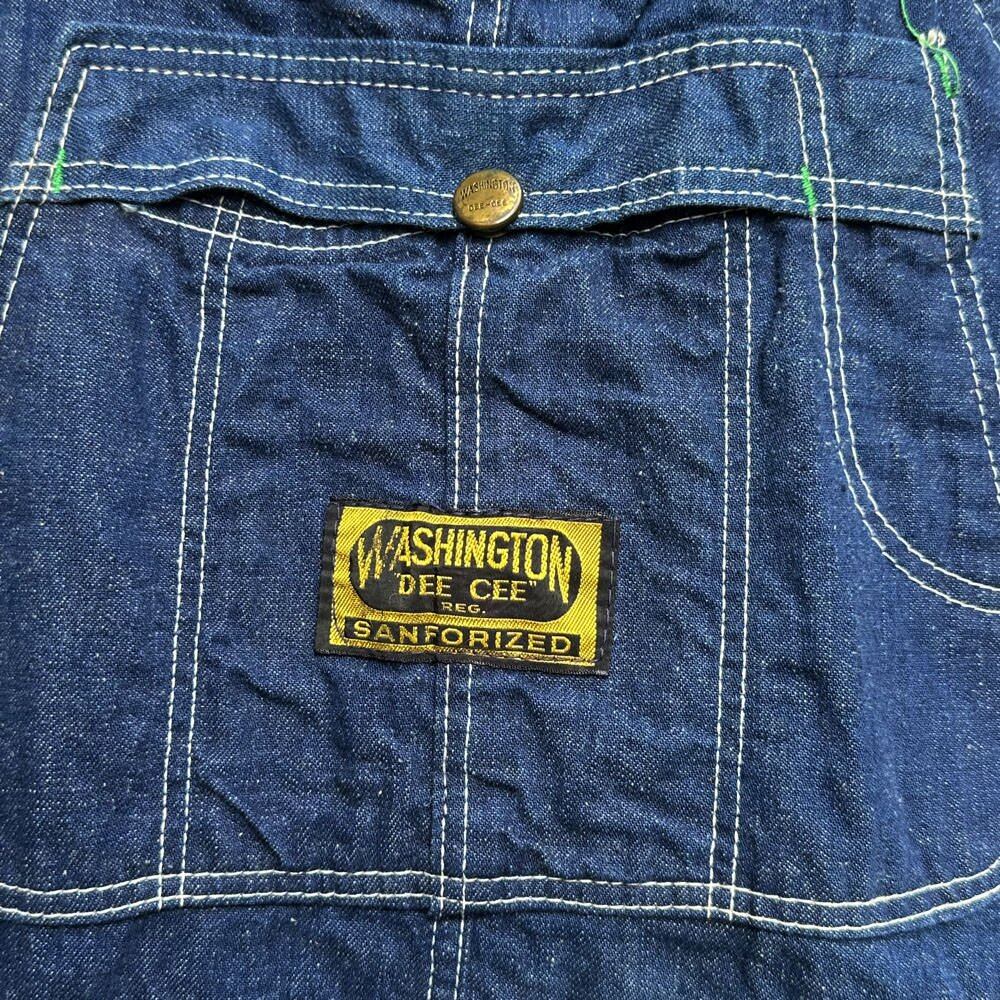 WASHINGTON DEE CEE] Vintage low back denim overalls [1960s