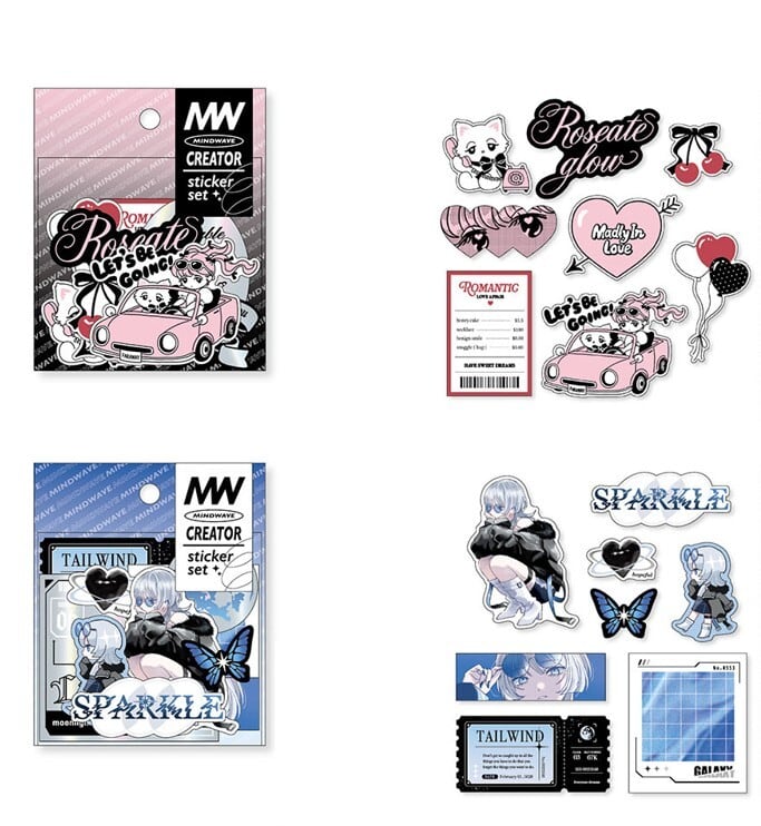 ステッカー マインドウェイブ クリエイターステッカー miw_82869_82874