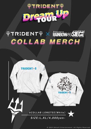 6COLLAB LONG TEE / TRiDENT