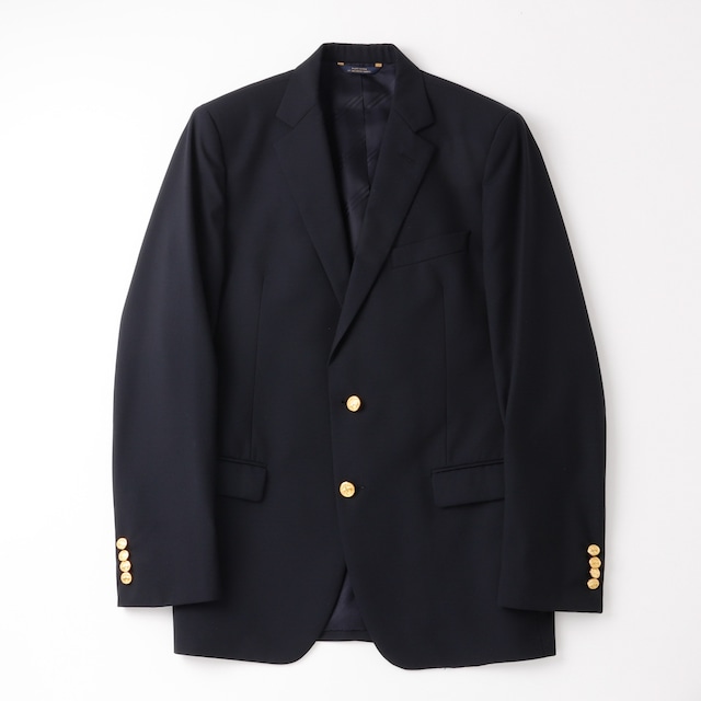 【極美品】BROOKS BROTHERS Loro Piana Made in USA wool Navy blazer size39 gold button mint condition ／ブルックス ブラザーズ ロロピアーナ 高級生地 ウール 紺ブレ ネイビー ジャケット サイズ39 金ボタン 定価約18万 USA製 ミントコンディション フィッツ ジェラルド