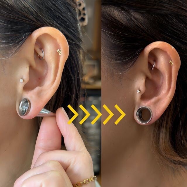 拡張器 12mm 13mm エキスパンダー インサンションテーパー トンネルSET