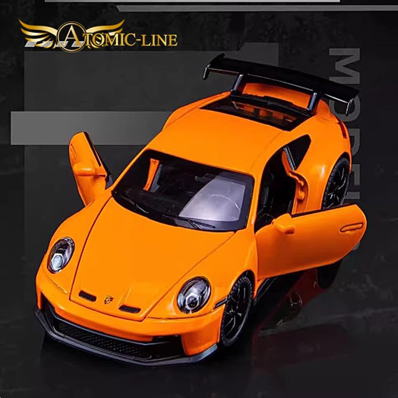 ポルシェ 911 GT3 ミニカー 1/32 全3色 ライト点灯 エンジンサウンド