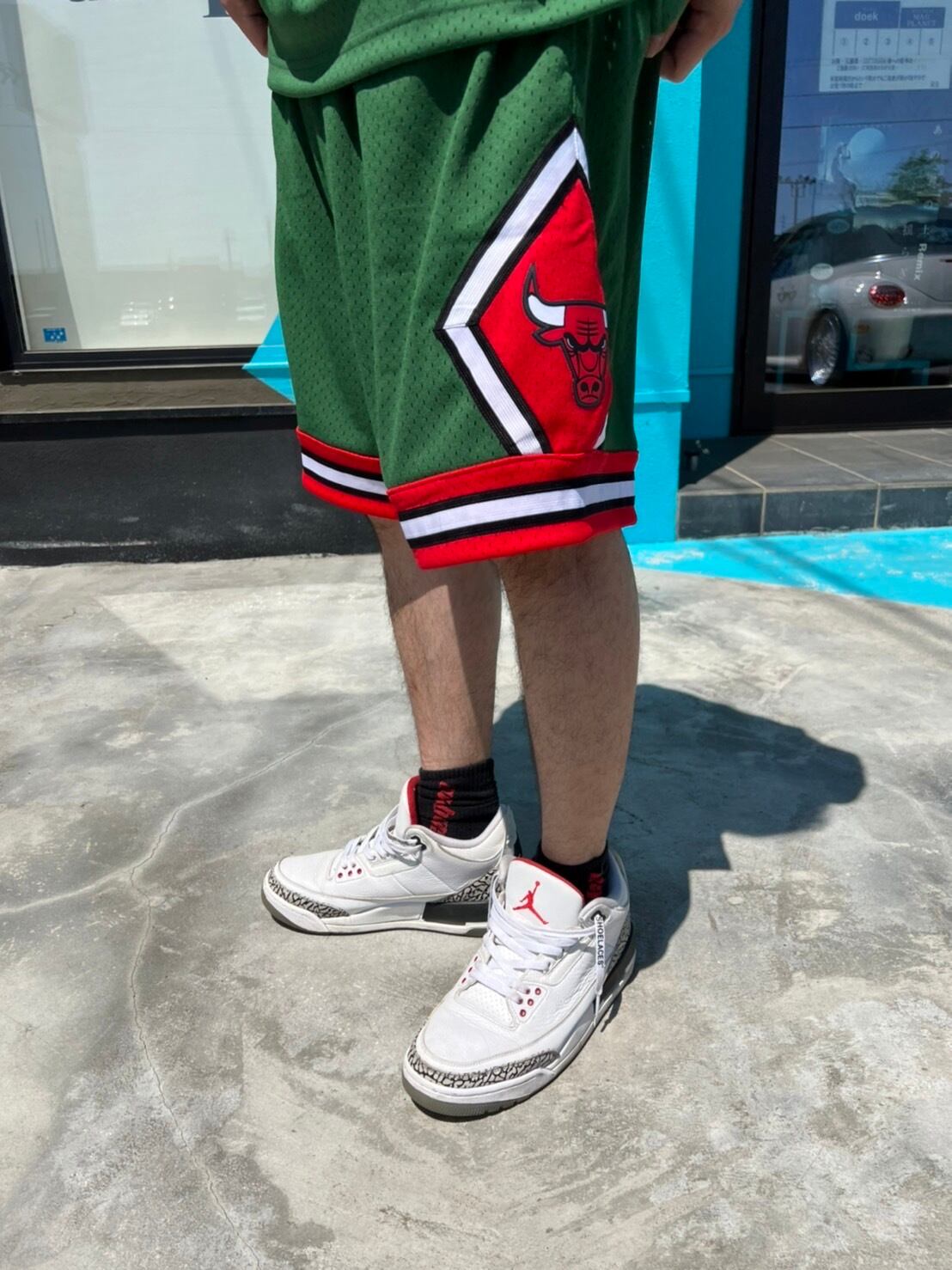 Mitchell & Ness CHICAGO BULLS SW‐shorts