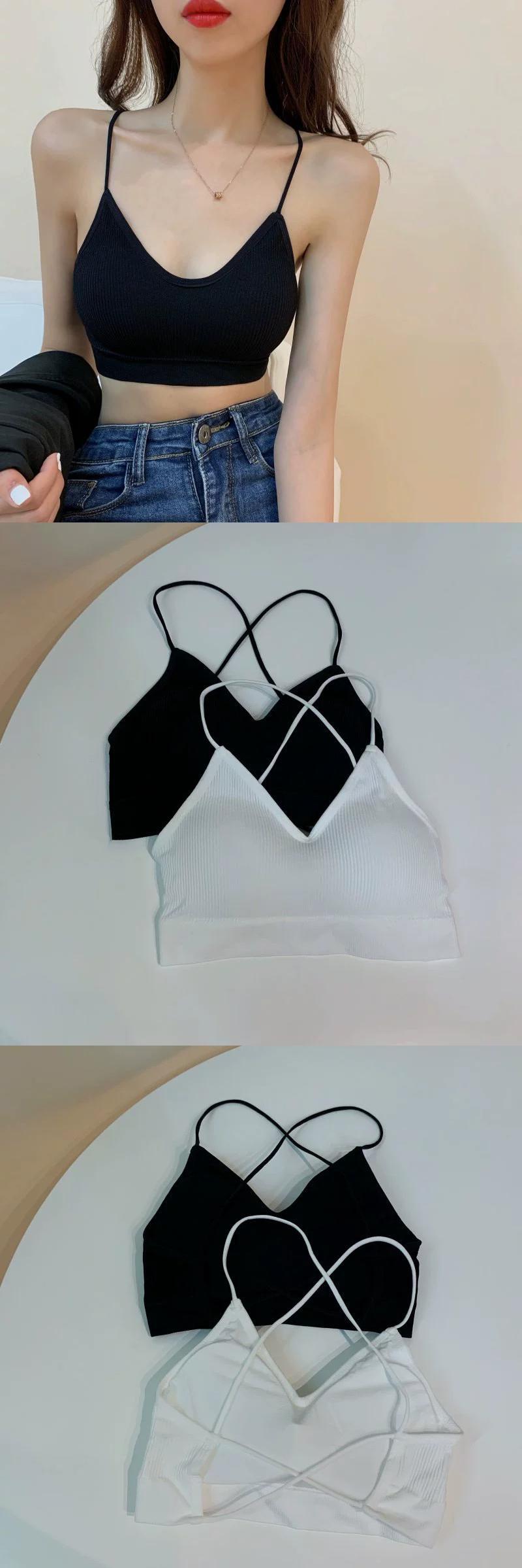 美しいバックストラップキャミソールレディース、夏デザイン