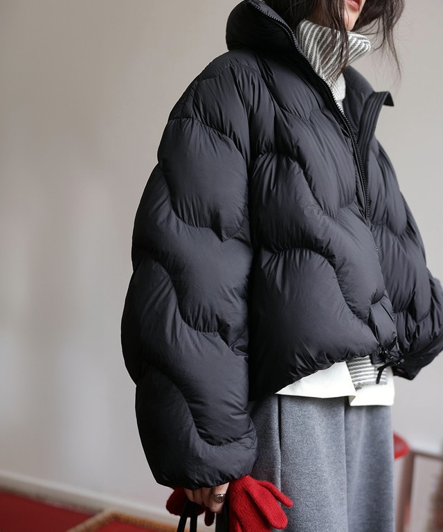 クラウドキルティングダウンジャケット Q0408
