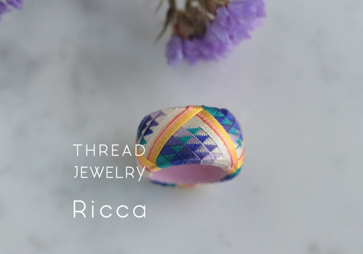 冬のminiキット「富士山」★★★ thread jewelry Ricca
