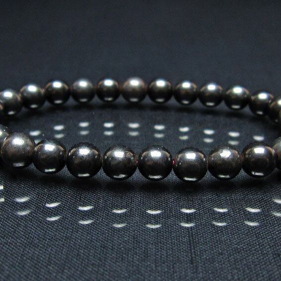 スギライト ブレスレット 7mm ブラックスギライト ブレス 一点物 メール便可 [M便 1/10] 111-45521