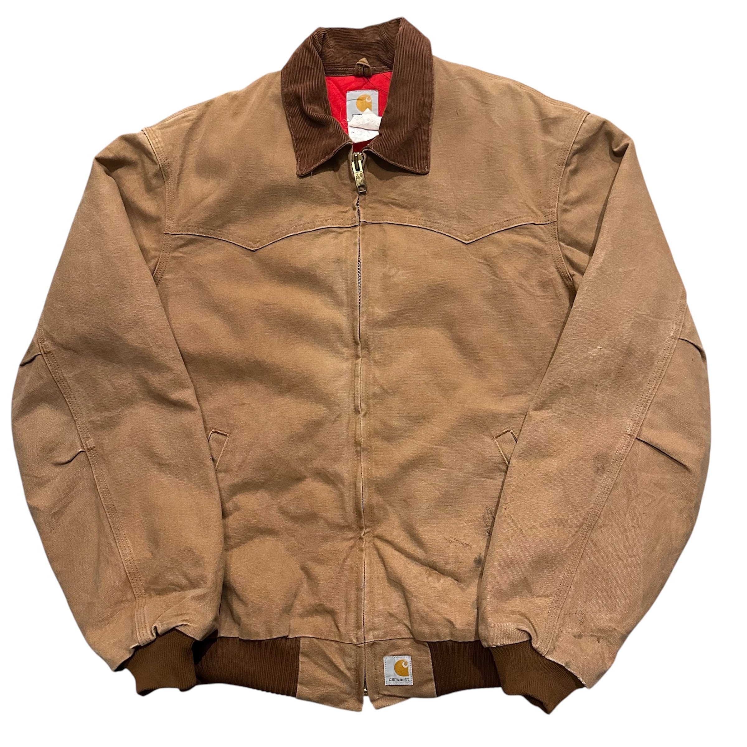 F558】⁡90s Carhartt Chore Coat good fade made in USA / 90年代