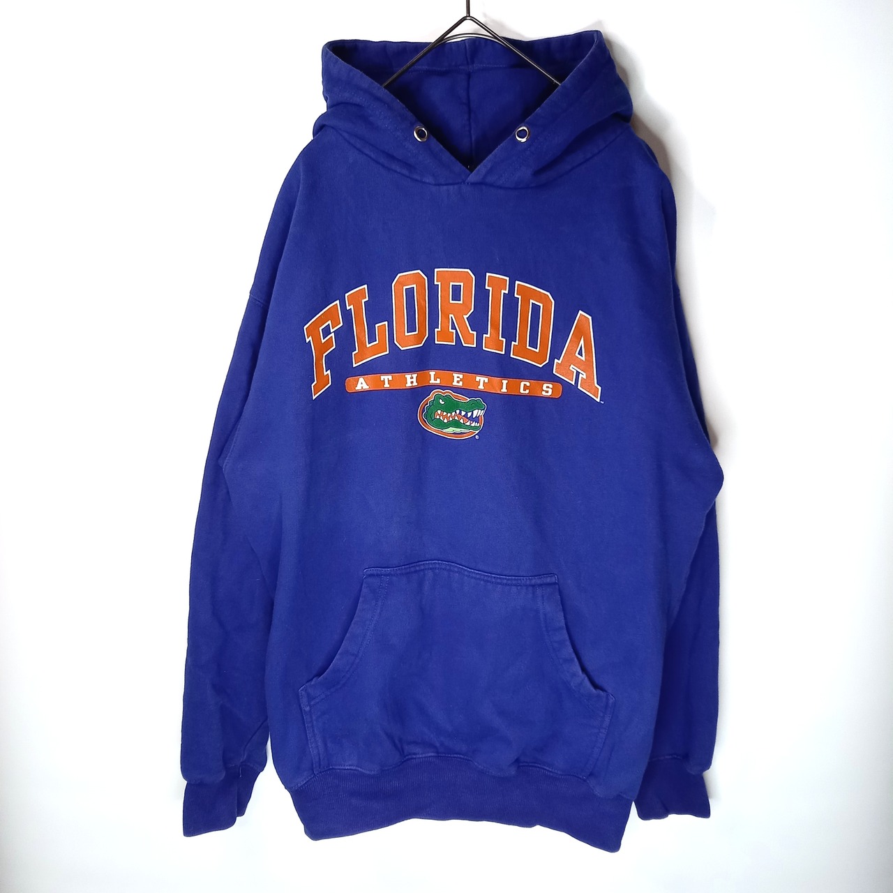 スウェット　プルオーバー　プリントパーカー　ゲーターズ　ブルー