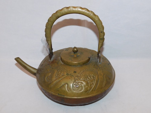 酒器(竜と波) copper&multi-metal sake kettle(dragon&wave)