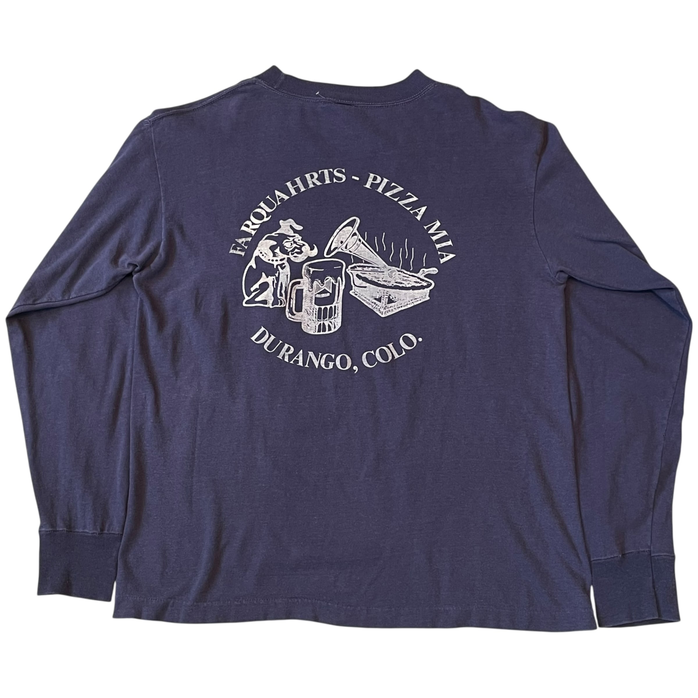 1980s Farquahrts and Pizza Mia "Victor parody" L/S T-shirt