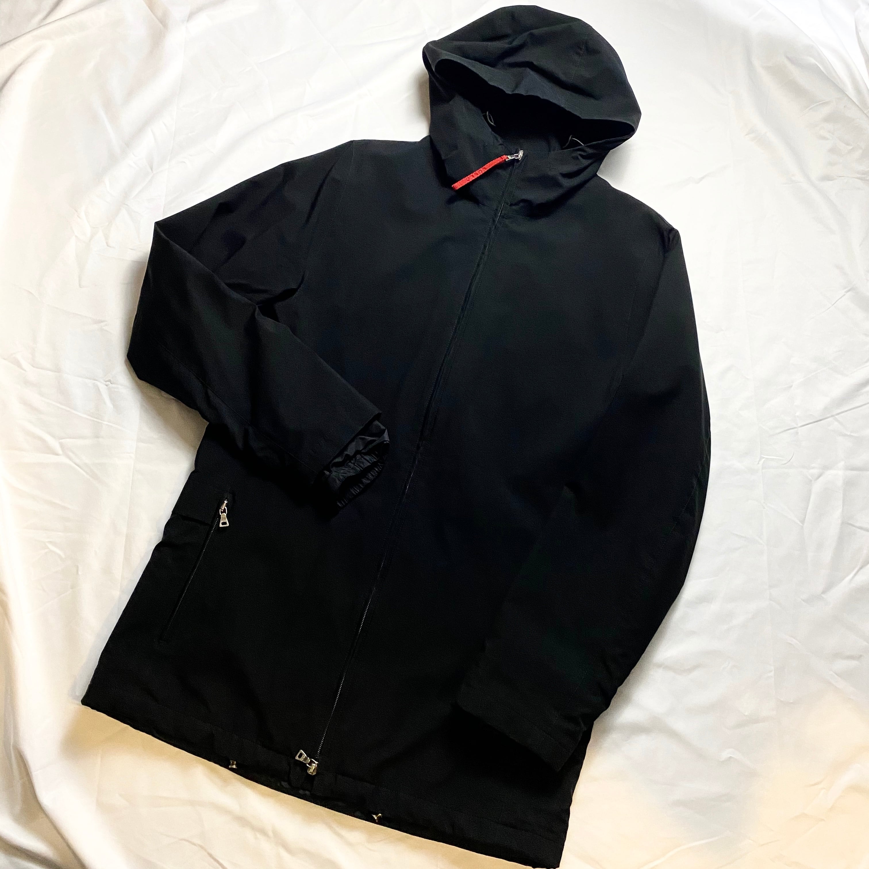 PRADA SPORT “goretex” hoodie | NOIR ONLINE